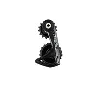 Copri deragliatore ceramicspeed ospw rs alpha sram force rival e1 axs 12v nero con logo della squadra