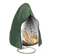 Copri Dondolo Copertura for altalena da giardino in tessuto Oxford 210D, copertura for sedia sospesa, for guscio d'uovo, cesto appeso(Green,115X190CM)