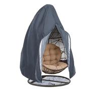 Copri Dondolo Copertura protettiva for sedia a dondolo a forma di uovo sospesa, for mobili da giardino, altalena , for casa, balcone, impermeabile(Gray,190x115cm)