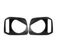 Copri Faro Anteriore, 1 Paio di Copri Faro in ABS Nero, Copri Faro Anteriore Stile Angry Bird, Accessori Esterni con Biadesivo, per Suzuki Jimny 2007-2017