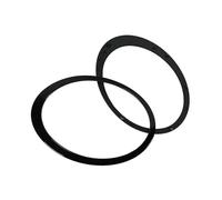 Copri Faro Lente 2 Pz Per Mini Per Cooper R55 R57 R56 R58 2007-2015 Faro Anello Lunetta Trim Surround Copertura Accessori Auto 51137149905 Nero Lucido