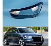 Copri Faro Lente Auto Faro per Audi A1 2015 2016 2017 2018, 1 Paio Auto Faro Anteriore Copertura in Vetro Trasparente Lampada Faro Borsette Maschere Fari Lente Accessori,A/Left