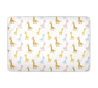 Copri fasciatoio con giraffa carina e semplice per bambini, morbidi e assorbenti, per cambiare il letto, da viaggio, per neonati, 132,1 x 86,4 cm (lunghezza x larghezza)