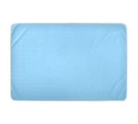 Copri fasciatoio extra large riutilizzabile, impermeabile, lavabile, per imparare a usare il vasino, delicata sulla pelle, per neonati e neonati, 132 x 86 cm, azzurro