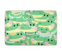 Copri-fasciatoio riutilizzabile extra large con stampa di coccodrillo, impermeabile, portatile, per bambini, 132,1 x 86,4 cm (lunghezza x larghezza)