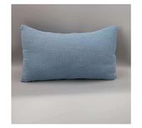 Copri Federe Cuscini Divano 50x70 Copricuscino 50x80 Elasticizzato Con Cerniera,Federe Moderne Per Camera Da Letto Divano Decorativo Velluto A Coste Elegante Lavabile ( Color : Cielo blu , Size : 60x8