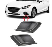 Copri Fendinebbia per Mazda 3 2014 2016 Lato Destro e Sinistro Design Texturizza
