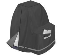 Copri Filtro Piscina, Involucro Pompa Piscina 420D Rivestimento Argentato, Copertura Filtro Anti-UV Impermeabile Adatta 35-40 cm Protezione Bambini e Risparmio Acqua Esterno