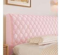 Copri Fodera Per Testiera Letto Copritestata Letto Elastica E Morbida Antipolvere Protettiva Per Lo Schienale Del Letto Lavabile E Decorativo Per Camera Da Letto-Pink||70 * 200cm