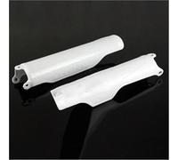 Copri Forcella Forcelle Moto Adatto per Honda 93-18 Cr125 Cr250 Cr500 Crf250r Crf450r Motocross Racing Protezione Forcella Anteriore Copertura Forcella CR CRF 125 250 450 500(White)