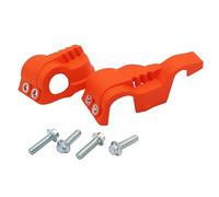 Copri Forcella Forcelle Moto Protezione per coprigambe forcella adatta per KTM EXC SX SXF XC XCF EXCF XCW SIX DAYS TPI 125 200 250 300 350 400 450 500 2016-2024 SOFFIETTI FORCELLA IN GOMMA(Orange)