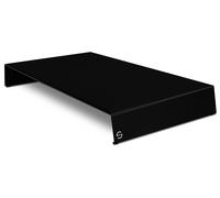 Copri Fornelli da Cucina 56,5x30x7,5 cm in Ferro Lisa Luxury Plan Plus Nero