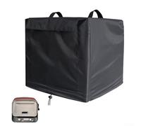 Copri Forno Pizza con Tasca Accessori Maniglie Laterali(420D is Black)