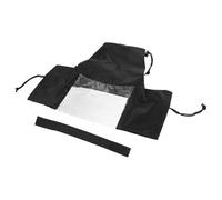 Copri Fotocamera Reflex Antipioggia Nero per Obiettivo 22 CM | Tessuto e Ppe, Due Maniche Passanti, Protegge da Pioggia, Neve, Sabbia e Polvere