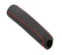 Copri Freno A Mano Auto Ingranaggi in pelle Copertura del freno a mano Interni automatici Uso adatto for Alfa Uso adatto for Romeo 147 156 159 166 4C 8C Impugnature Freno A Mano Per Auto(Red)