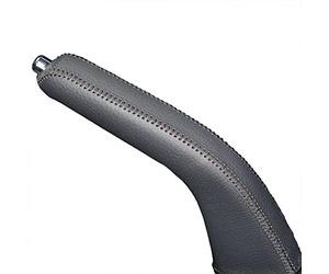 Copri Freno A Mano Coperture For Manette For Auto Fit Case Utilizzo For Mitsubishi ASX 2011 ~ 2012 Coperchio Di Freni A Mano In Pelle Vera E Propria(Blue thread)