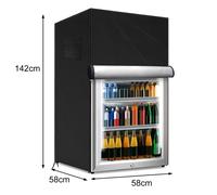 Copri frigorifero bevande esterno 210D tessuto Oxford con vestibilità regolabil