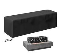 Copri Fuoco Esterno - Copertura Quadrata Esterna Resistente - Protezione UV per Mobili da Giardino Ideale per Giardino Terrazzo Picnic Campeggio