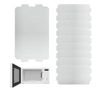 Copri guida d'onda per microonde Coperchi per piastre da forno 10 pezzi Foglio universale per piastre in mica Accessorio di riparazione di ricambio per cucina Forno a microonde S Copri piastre per mic