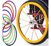 Copri-impugnatura For Cerchio Di Spinta For Sedia A Rotelle, Impugnatura Comoda, Trazione Eccellente, Protegge L'anello Di Spinta Della Sedia A Rotelle Adatto A Tutte Le Stagioni(Yellow,24in)