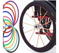 Copri-impugnatura For Cerchio Di Spinta For Sedia A Rotelle, Impugnatura Comoda, Trazione Eccellente, Protegge L'anello Di Spinta Della Sedia A Rotelle Adatto A Tutte Le Stagioni(Black,24in)