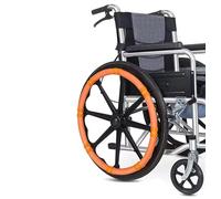 Copri-impugnatura For Cerchioni Di Spinta For Sedia A Rotelle, Realizzati In Silicone, Antiscivolo E Resistenti All'usura, Universali E Installabili Liberamente In Tutte Le Stagioni(Orange)