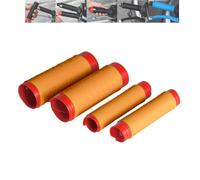 Copri-impugnatura universale in silicone per manubrio e leva del freno, manopole avvolgenti antiscivolo per moto con impugnatura per leva del freno, nastro per manubrio per moto (Orange)