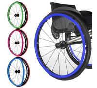 Copri impugnature for cerchioni di spinta for sedia a rotelle, copri cerchioni di spinta for sedia a rotelle da 22/24 pollici, copri anello di spinta for ruota posteriore for sedia a rotelle, 1 paio d