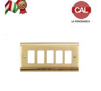 COPRI INTERRUTTORE MASCHERINA PLACCA CAL BTICINO MAGIC IN OTTONE