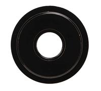 Copri jack per chitarra elettrica Questi accessori sono realizzati in ottimo materiale metallico, duro e resistente all'usura, non si deformano una lunga durata. Piastra con viti di(Nero)