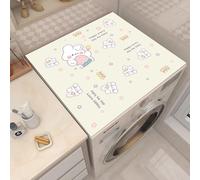 Copri Lavatrice Coniglio Carino Copri Lavatrice Per Interno Per Top - Antiscivolo Tappetino Lavatrice - Tappeto Assorbente In Diatomee Per Armadio Comodino, Cucine, Bagni40*60Cm