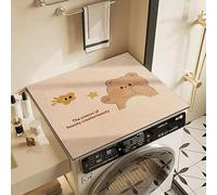 Copri Lavatrice Coniglio Marrone Copri Lavatrice Per Interno Per Top - Antiscivolo Tappetino Lavatrice - Tappeto Assorbente In Diatomee Per Asciugatrici, Cucine, Bagni50*60Cm