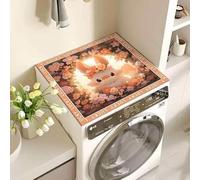 Copri Lavatrice Coniglio Rosa Copri Lavatrice Per Interno Per Top - Antiscivolo Tappetino Lavatrice - Tappeto Assorbente In Diatomee Per Asciugatrici, Cucine, Bagni50*60Cm