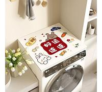 Copri Lavatrice Coniglio Rosso Copri Lavatrice Per Interno Per Top - Antiscivolo Tappetino Lavatrice - Tappeto Assorbente In Diatomee Per Armadio Comodino, Cucine, Bagni40*60Cm