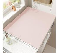 Copri Lavatrice E Asciugatrice For Parte Superiore,Tappetino Protettivo Antiscivolo For Asciugatrice,Copri Asciugatrice Antipolvere For Cucina Casa,Lavanderia(Pink,50 * 60cm)