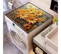 Copri lavatrice, fiore 3D 8,50x50cm