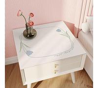 Copri Lavatrice Fiori Blu Copri Lavatrice Per Interno Per Top - Antiscivolo Tappetino Lavatrice - Tappeto Assorbente In Diatomee Per Armadio Comodino, Cucine, Bagni50*50Cm
