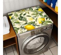 Copri Lavatrice Limone Giallo Copri Lavatrice Per Interno Per Top - Antiscivolo Tappetino Lavatrice - Tappeto Assorbente In Diatomee Per Armadio Comodino, Cucine, Bagni40*60Cm