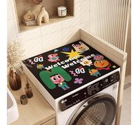 Copri Lavatrice Modello Dei Cartoni Animati Copri Lavatrice Per Interno Per Top - Antiscivolo Tappetino Lavatrice - Tappeto Assorbente In Diatomee Per Armadio Comodino, Cucine, Bagni40*60Cm