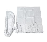 Copri lavatrice Protezione solare Resistente copertura per rondella ispessita per domestica Lavanderia Argento