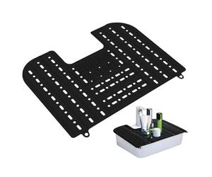 Copri lavello per bancone - Tappetino per pulizia pennelli per trucco di bellezza | Tappetino per lavandino Top-It per più spazio sul bancone, organizer per trucchi in silicone, tappetino per organiz