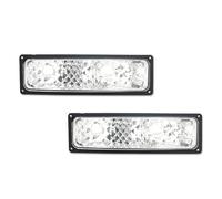 Copri lente fari auto 5976838 5976837 Per GMC Per Suburban Per Yukon C/K Auto Paraurti Anteriore Giraluce Alloggiamenti(Chiaro)