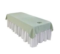 Copri Lettino Da Massaggio 120x230 cm 1 Pz Pianura Salone di Bellezza Lenzuola SPA Massaggio Tuina Anti-shrink Morbida Pelle-amichevole Biancheria Da Letto copertura di tabella Con/senza Foro(Green,12