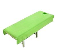 Copri Lettino Da Massaggio Lenzuola for letti di bellezza for saloni Uso specializzato Copriletto for massaggi spa antirughe con/senza fori(Knurling green,100x190 no hole)