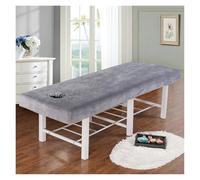 Copri Lettino Da Massaggio Lenzuolo con angoli for lettino da massaggio for salone di bellezza in velluto addensato, lenzuolo for massaggio delicato sulla pelle, copriletto SPA con foro(Gray,190x80)