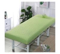 Copri Lettino Da Massaggio Lenzuolo con angoli trapuntato for salone di bellezza addensato, lenzuolo, copriletto for massaggi SPA, delicato sulla pelle, foro for il respiro(Dark Green,190x80)