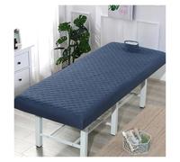 Copri Lettino Da Massaggio Lenzuolo con angoli trapuntato for salone di bellezza addensato, lenzuolo con angoli, copriletto for massaggi SPA, delicato sulla pelle, con foro for il respiro(Blue,180x60)
