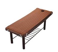 Copri Lettino Da Massaggio Lenzuolo da massaggio in poliestere morbido elastico for trattamento SPA Materasso for salone di bellezza relax con divano for foro for il viso(Coffee,190X70CM)