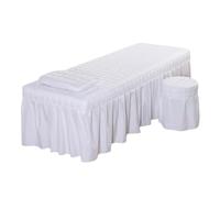 Copri Lettino Da Massaggio Lenzuolo For Salone Di Bellezza, Materasso Trapuntato Spesso, Copriletto For Gonna Da Letto, Breve, Con Foro For Il Viso(1,190cm x 80cm)