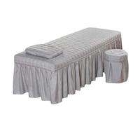 Copri Lettino Da Massaggio Lenzuolo For Salone Di Bellezza, Materasso Trapuntato Spesso, Copriletto For Gonna Da Letto, Breve, Con Foro For Il Viso(3,190cm x 70cm)
